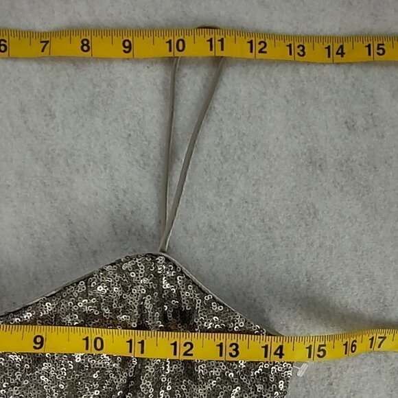 Banana Republic L’wren Scot Silver Sequin Wiggle Cocktail Dress Size 6P (NWT) - Picture 9 of 15